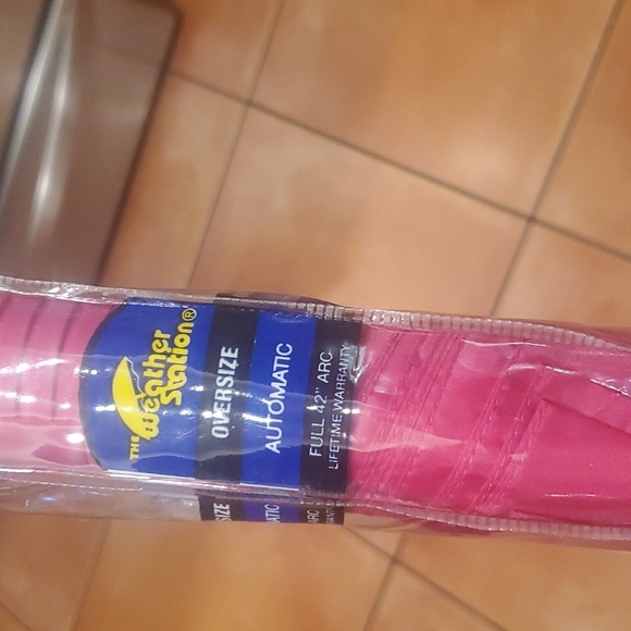 Fuscia Pink New Oversize Autonatic Umbrella - Picture 3 of 3